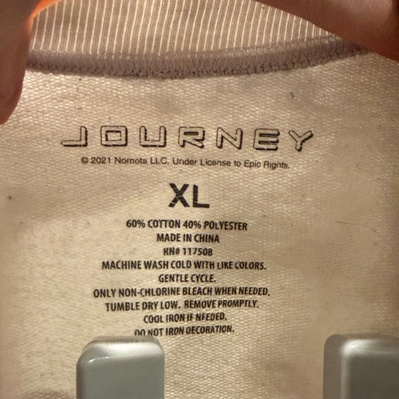 Journey World Tour Graphic Crewneck Sweater - Light Brown - Picture 2 of 4